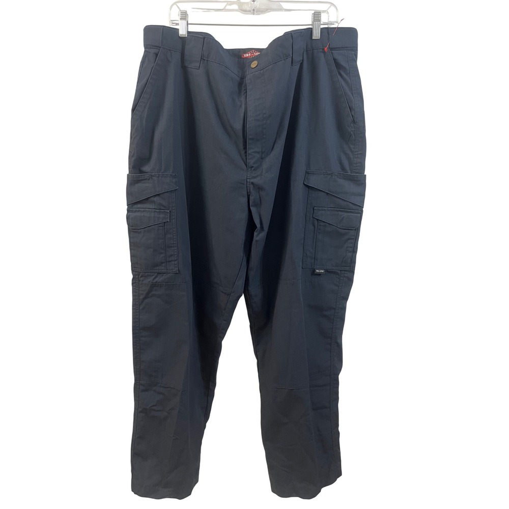 TRU-SPEC 24-7 Series Tactical Cargo Pants Mens 38x30 Navy Blue Ripstop Utility
